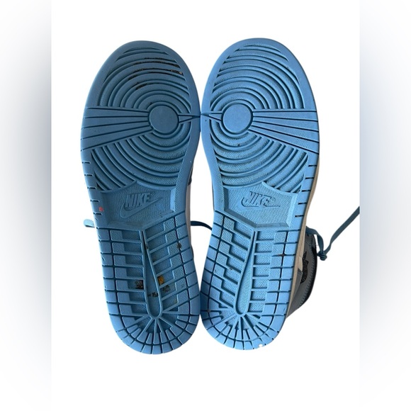 Size 12- Jordan 1 Retro OG High University Blue Black Leather (555088-134) - Picture 5 of 7